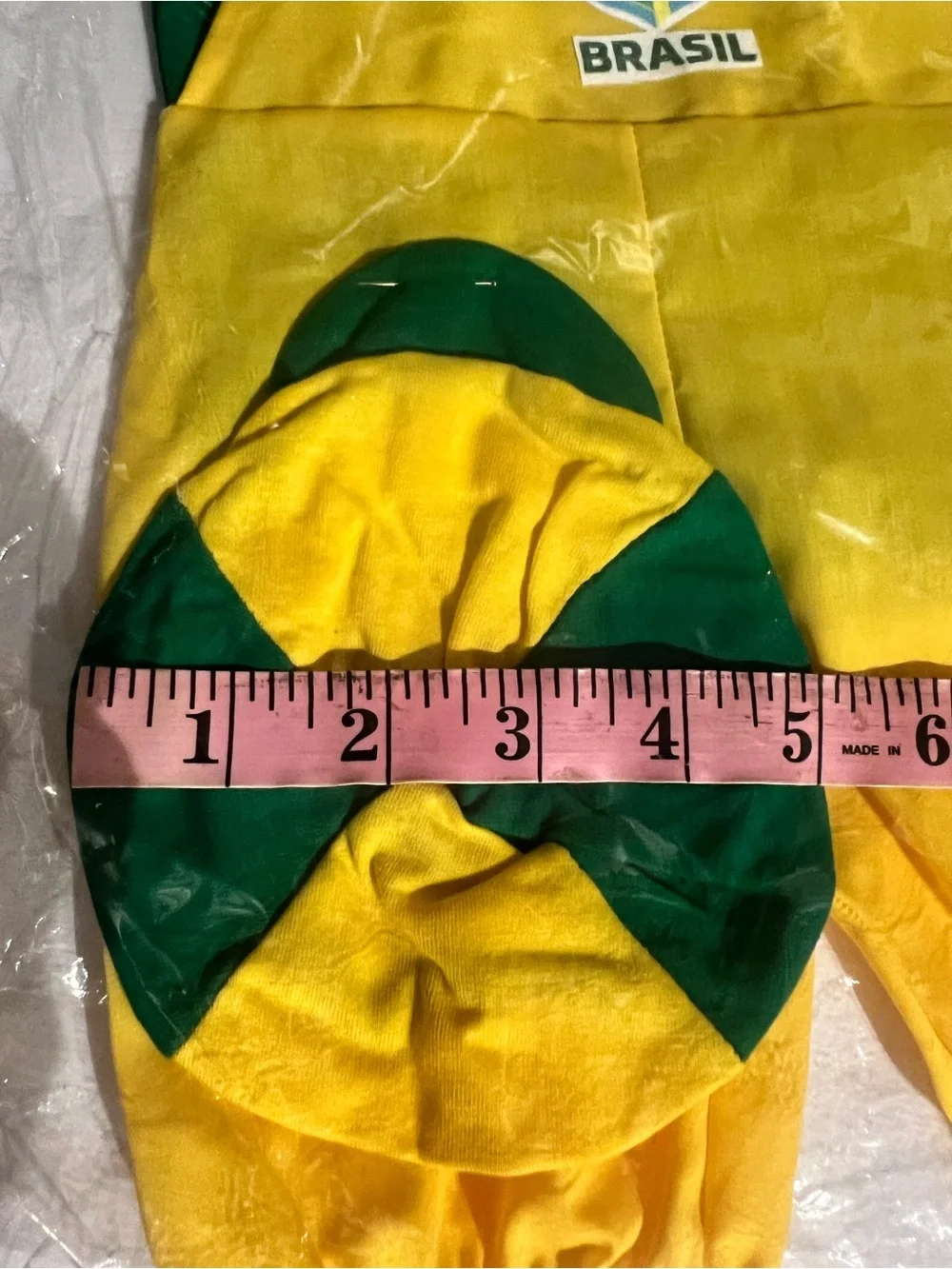 Brasil Kids Yellow & Green Overalls Set with Hat